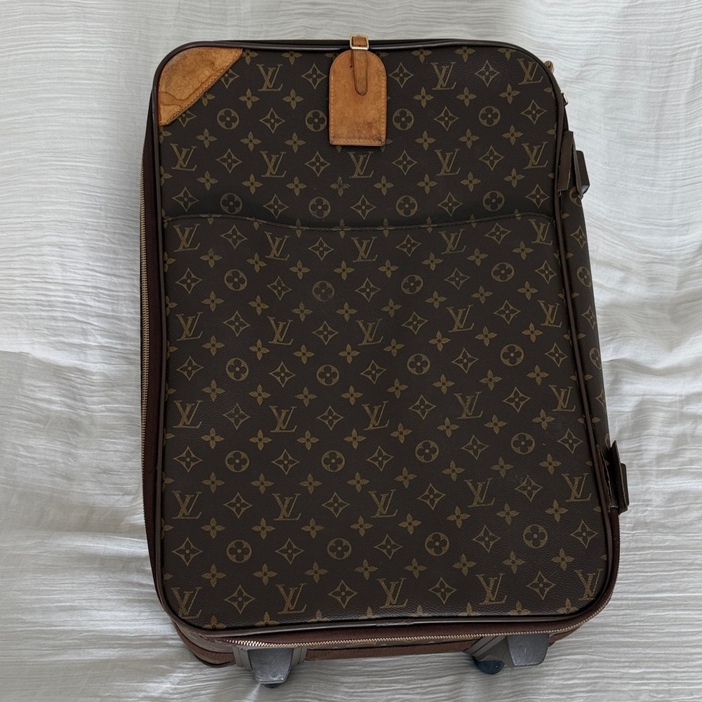 Louis Vuitton Dark Brown Monogram Travel Bag